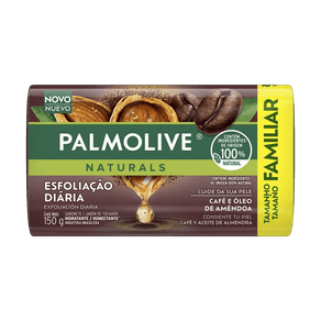 41223 SABONETE PALMOLIVE NATURALS CAFE E OLEO DE AMENDOAS 150G